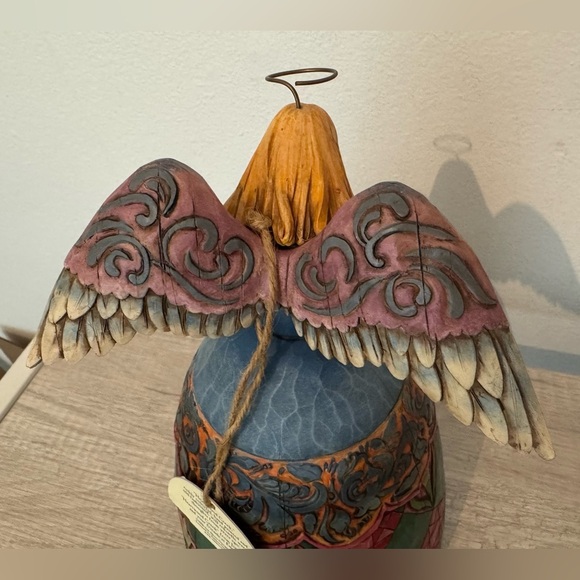 Jim Shore 2005 Heartwood Creek "A Star Shall Guide Us" Angel Nativity Figurine - Picture 7 of 11